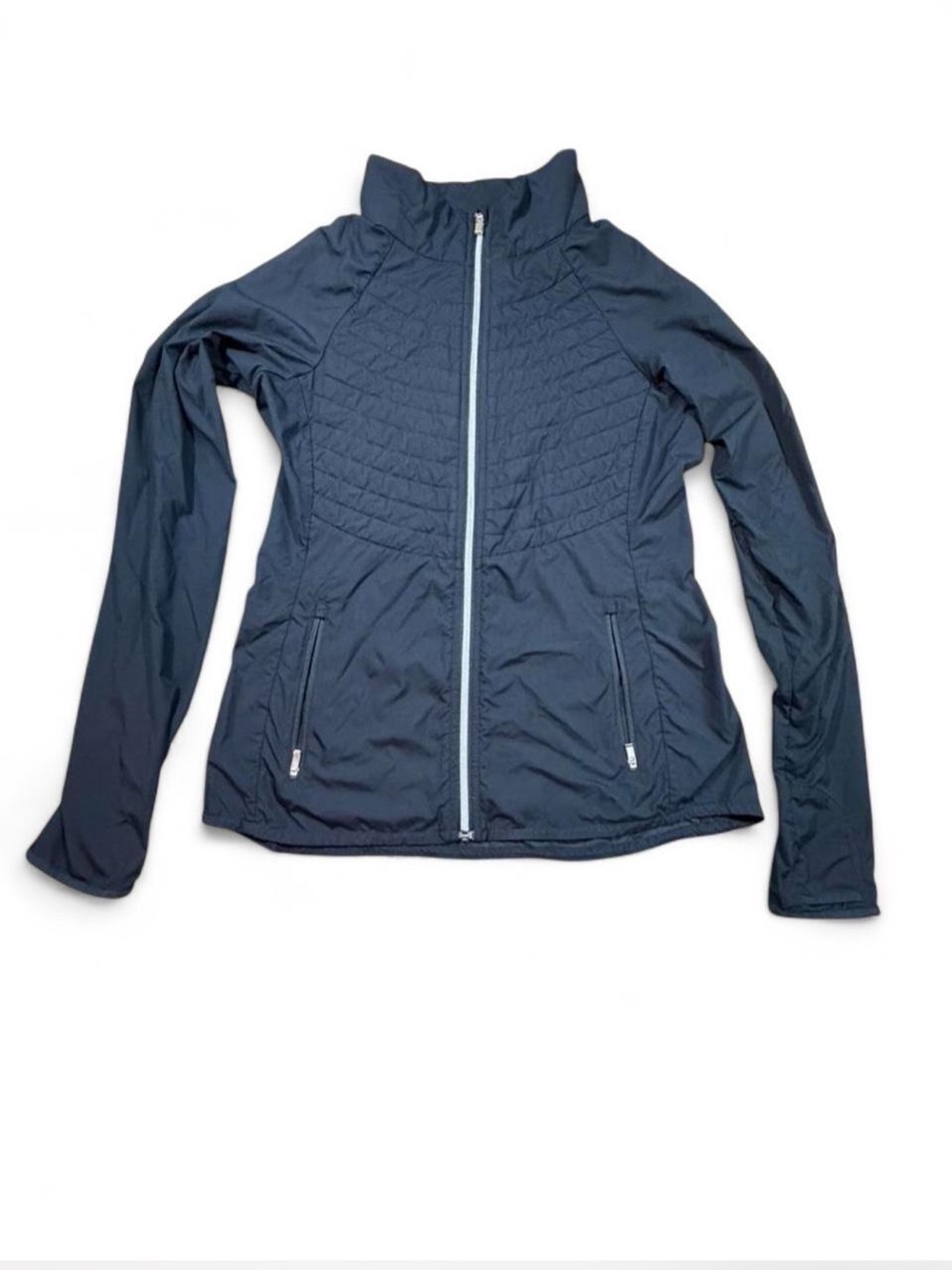Athleta lightweight quilted athletic jacket running windbreaker small